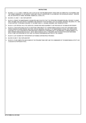 AFTO Form 216 Pre-maintenance (Pm) Survey Record and Certification, Page 4