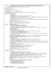 AFTO Form 751 Engineering Installation Pre/Pose Implementation Checklist, Page 2