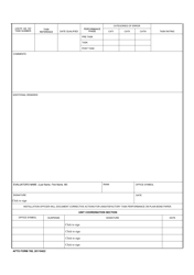 AFTO Form 760 Personnel Evaluations (Pe) Assessment, Page 2