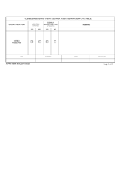AFTO Form 876 Localizer Ground Check Location and Accountability, Page 3