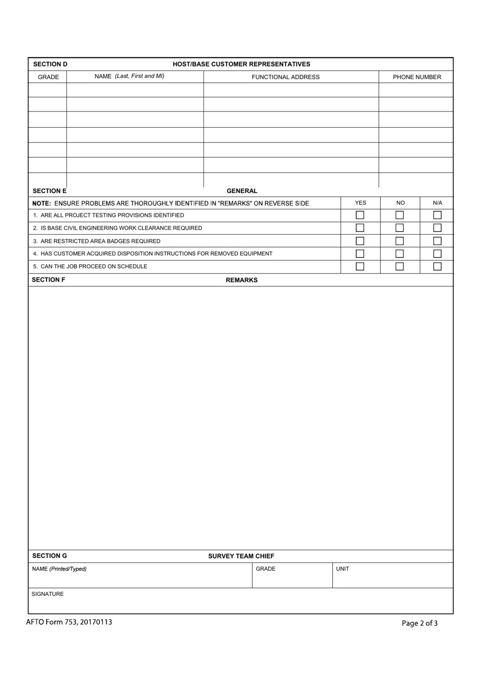 Afto Form 753 Fill Out Sign Online And Download Fillable Pdf Templateroller 6810