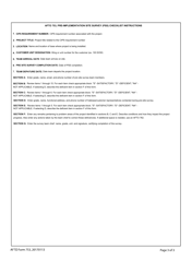 AFTO Form 753 Pre-implementation Site Survey (Pss) Checklist, Page 3
