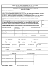 Document preview: 374 AW Form 50 Application for Operator's Permit for Civilian Vehicle
