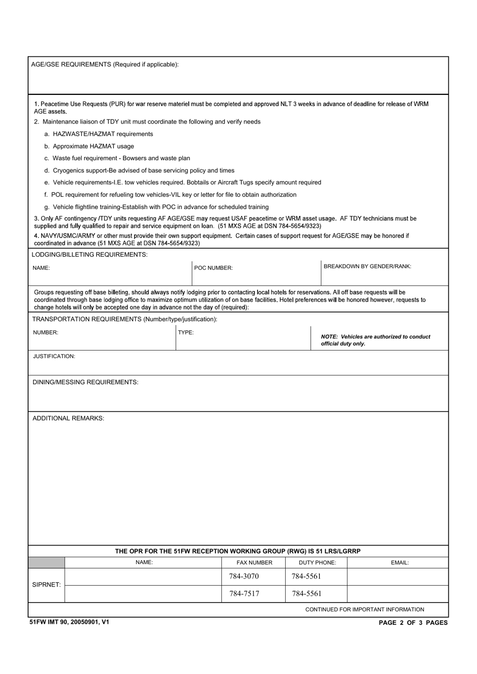 51 FW IMT Form 90 - Fill Out, Sign Online and Download Fillable PDF ...