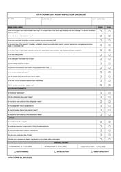 51 FW Form 64 &quot;51fw Dormitory Room Inspection Checklist&quot;