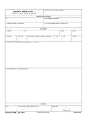 552 ACW Form 7 Document Error Report