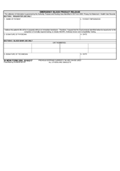 Document preview: 59 MDW Form 3588 Emergency Blood Product Release