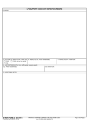 59 MDW Form 66 Life Support Code Cart Inspection Record, Page 2
