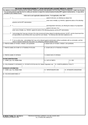 Document preview: 59 MDW Form 172 Release From Responsibility Upon Departure Against Medical Advice