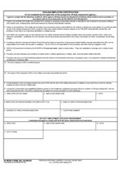 Document preview: 59 MDW Form 169 Civilian Employer Certification