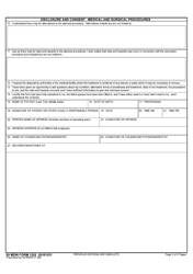 59 MDW Form 1202 Disclosure and Consent - Medical and Surgical Procedures, Page 2