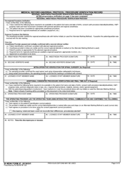 59 MDW Form 97 Medical Record - Universal Protocol - Procedure Verification Record, Page 2