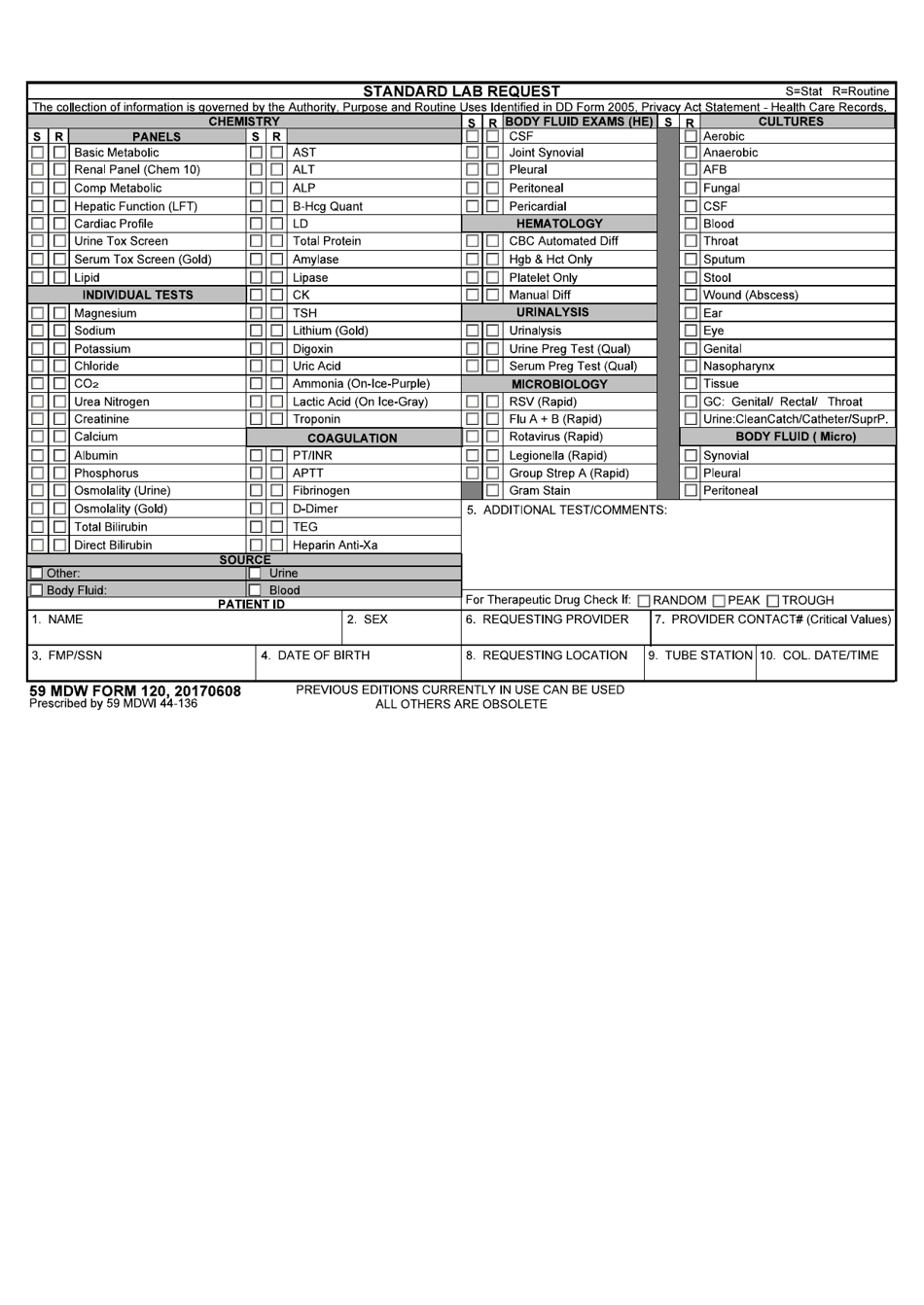 59 MDW Form 120 Fill Out, Sign Online and Download Fillable PDF