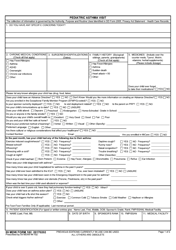 Document preview: 59 MDW Form 182 Pediatric Asthma Visit
