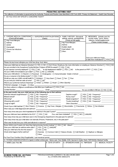 59 MDW Form 182  Printable Pdf
