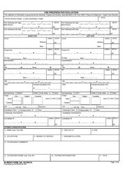 Document preview: 59 MDW Form 196 Crs Preoperative Evaluation