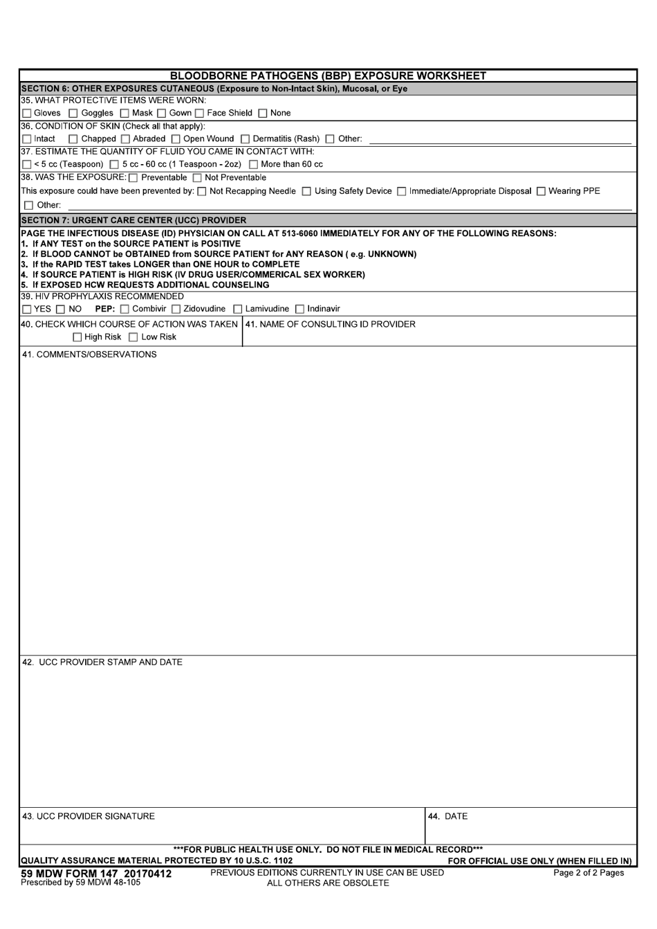 59 MDW Form 147 - Fill Out, Sign Online and Download Fillable PDF ...