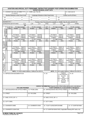59 MDW Form 195 Aviation and Special Duty Personnel Refractive Surgery Post-operation Examination, Page 2