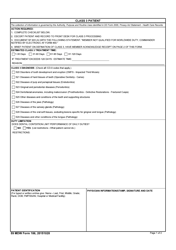 Document preview: 59 MDW Form 186 Class 3 Patient