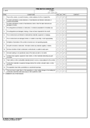 Document preview: 59 MDW Form 8 Fire Watch Checklist
