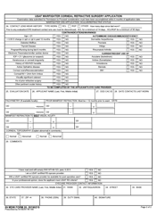 59 MDW Form 20 USAF Warfighter Corneal Refractive Surgery Application, Page 2