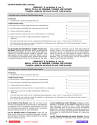 Schedule P-S KOZ Calculation of Pa Keystone Opportunity Zone (Koz) and Strategic Development Area (Sda) - Exempt Income for Partners and Shareholders - Pennsylvania, Page 6