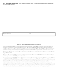 OSMRE Form OSM23 State Employee Statement of Employment and Financial Interest, Page 2