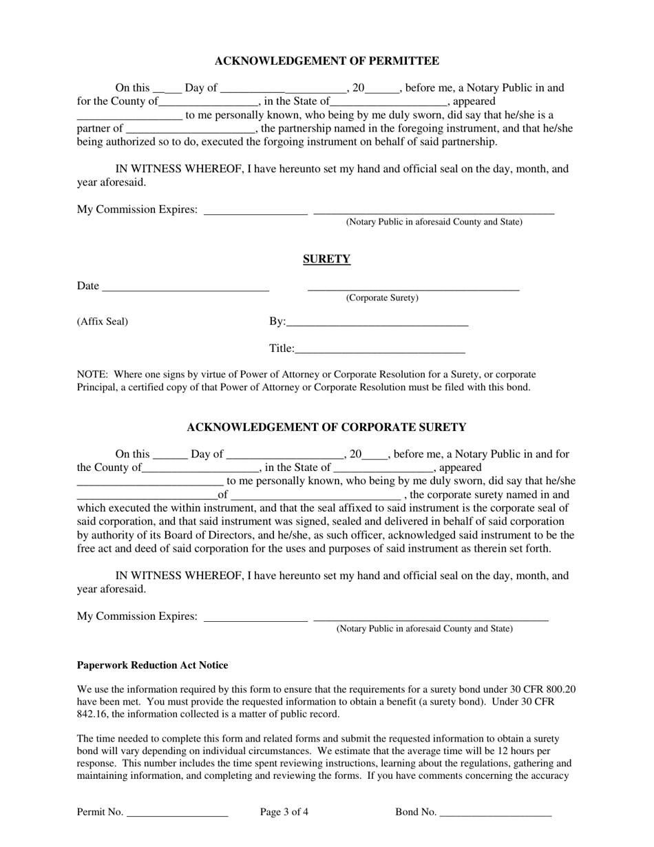 Surety Bond for Partnership, Page 3