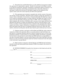 Escrow Agreement Form, Page 4