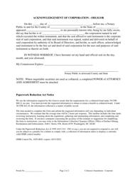 Amendment to Collateral Bond and Indemnity Agreement (Corporation), Page 2