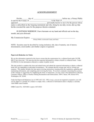 Power of Attorney and Agreement for Collateral Bond (Sole Proprietorship), Page 2