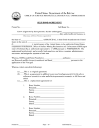 Document preview: Self-bond Agreement Form