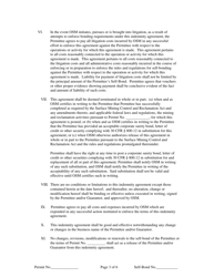 Self-bond Indemnity Agreement Form, Page 3