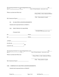 Self-bond Indemnity Agreement Form, Page 5