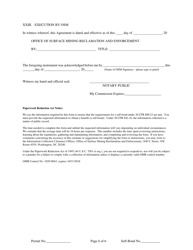 Self-bond Indemnity Agreement Form, Page 6