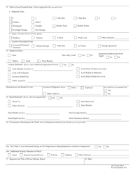 ATF Form 5400.5 Report of Theft or Loss-Explosive Materials, Page 2