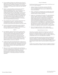 ATF Form 5330.3D (6NIA) Application/Permit for Temporary Importation of Firearms and Ammunition by Nonimmigrant Aliens, Page 6