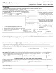 ATF Form 1 (5320.1) Application to Make and Register a Firearm, Page 7