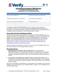Document preview: Further Action Notice - Tentative Nonconfirmation (Tnc) (German)