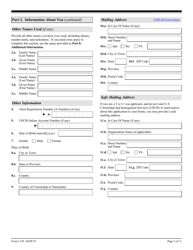 USCIS Form I-192 Application for Advance Permission to Enter as a Nonimmigrant, Page 2