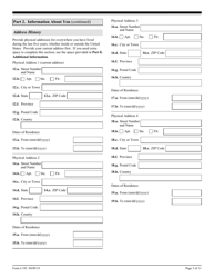 USCIS Form I-192 Application for Advance Permission to Enter as a Nonimmigrant, Page 3