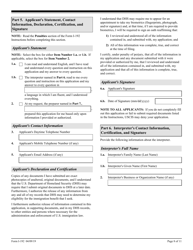 USCIS Form I-192 Application for Advance Permission to Enter as a Nonimmigrant, Page 8