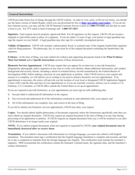 Instructions for USCIS Form I-566 Interagency Record of Request - a, G, or NATO Dependent Employment Authorization or Change/Adjustment to/From a, G, or NATO Status, Page 2