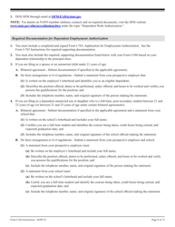 Instructions for USCIS Form I-566 Interagency Record of Request - a, G, or NATO Dependent Employment Authorization or Change/Adjustment to/From a, G, or NATO Status, Page 8