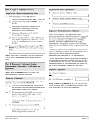 USCIS Form I-566 Interagency Record of Request - a,g, or NATO Dependent Employment Authorization or Change/Adjustment to/From a,g, or NATO Status, Page 3