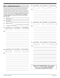 USCIS Form I-566 Interagency Record of Request - a,g, or NATO Dependent Employment Authorization or Change/Adjustment to/From a,g, or NATO Status, Page 6