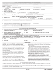 TTB Form 5130.6 &quot;Drawback on Beer Exported&quot;, Page 2