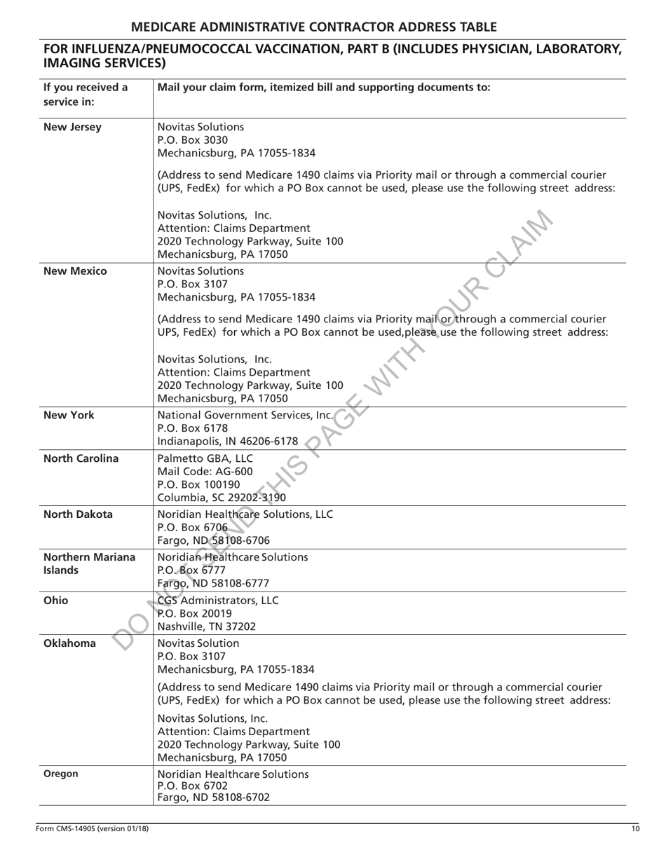 Form CMS-1490S - Fill Out, Sign Online And Download Fillable PDF ...