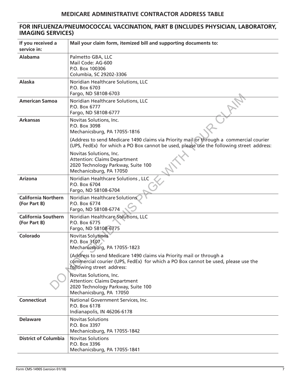 Form CMS1490S Fill Out, Sign Online and Download Fillable PDF