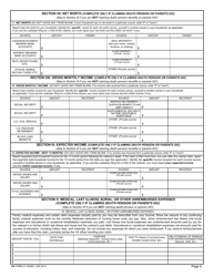 VA Form 21-534EZ Application for DIC, Death Pension, and/or Accrued Benefits, Page 9